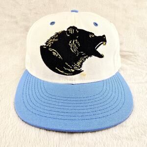 Vintage UCLA Bruins Snapback Hat White Cap Embroidered 90s NCAA Bear California